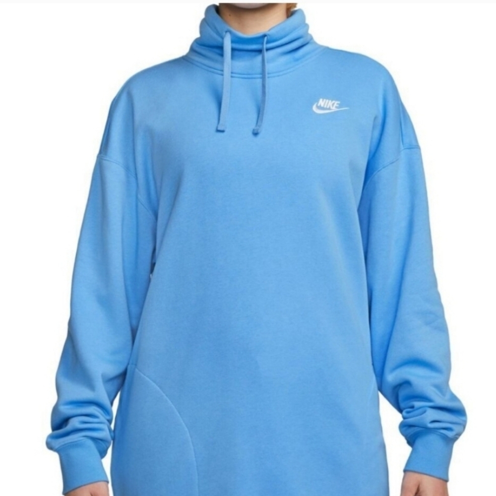 Nike Women's Light Blue Pullover Hoodie
